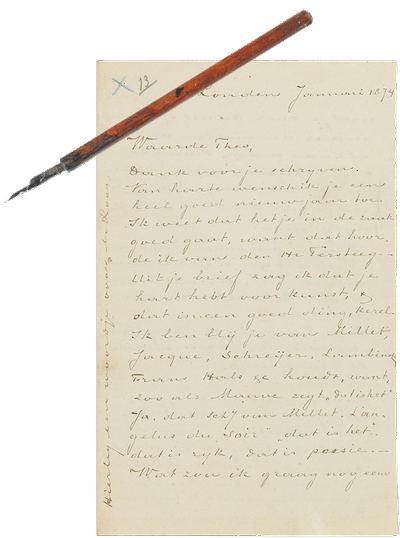 Brief aan Theo, Londen, begin januari 1874